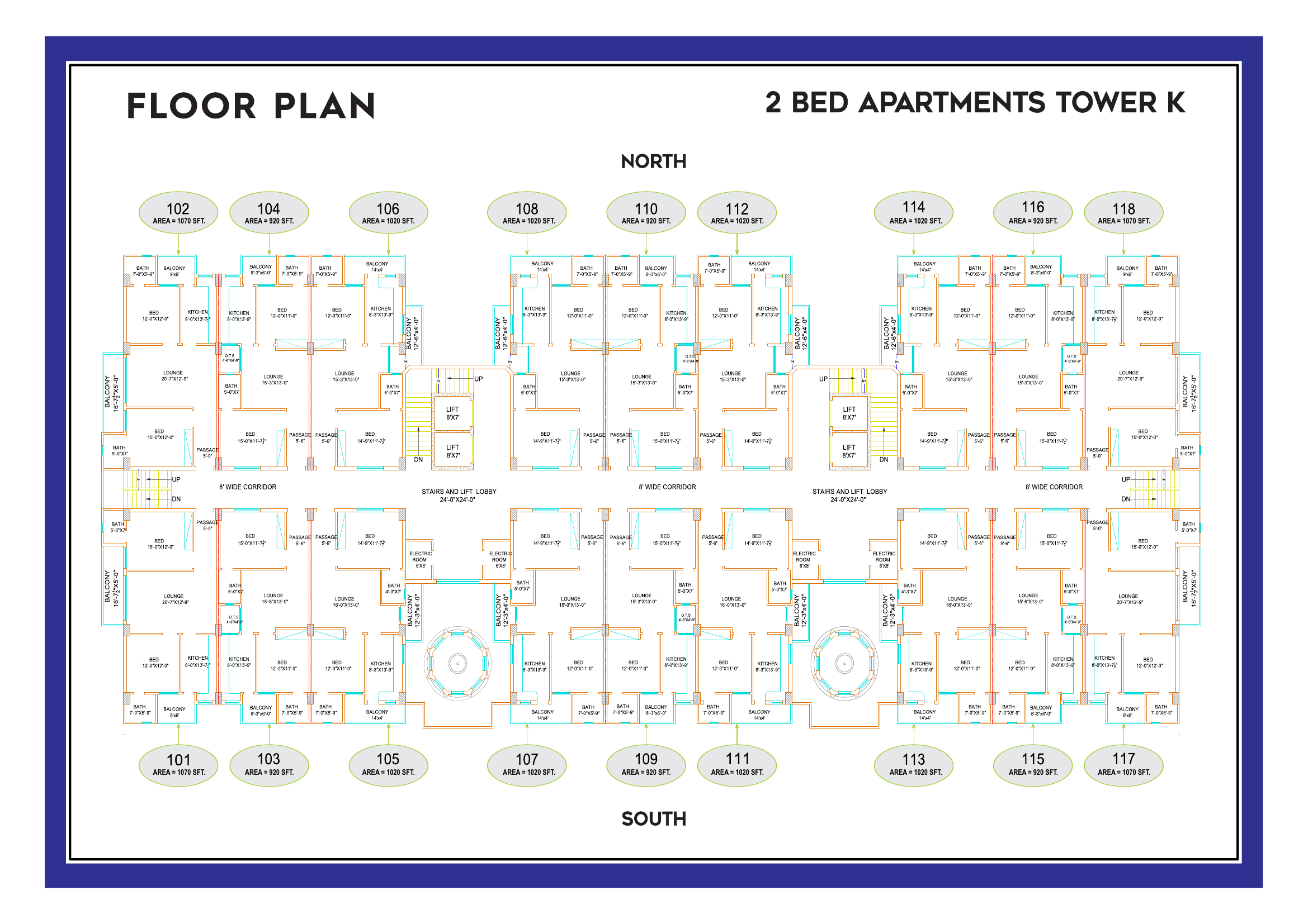 CAD Blueprint Layout